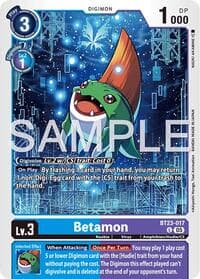 Betamon - Hackers' Slumber - Digimon Card Game card