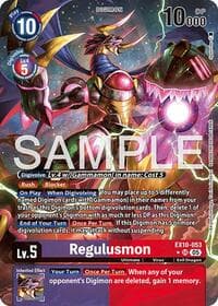 Regulusmon (Alternate Art) - Sinister Order - Digimon Card Game card