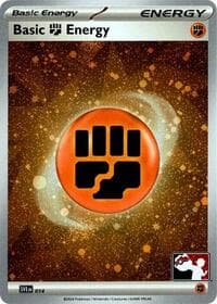 Basic Fighting Energy - 014 (Cosmos Holo) - Prize Pack Series Cards - Pokemon card
