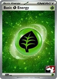 Basic Grass Energy - 009 (Cosmos Holo) - Prize Pack Series Cards - Pokemon card