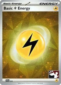 Basic Lightning Energy - 012 (Cosmos Holo) - Prize Pack Series Cards - Pokemon card