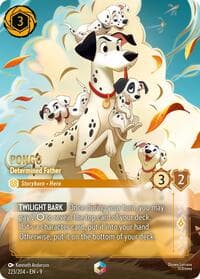 Pongo - Determined Father (Enchanted) - Fabled - Disney Lorcana card