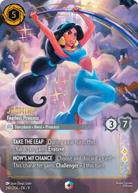 Jasmine - Fearless Princess (Enchanted) - Fabled - Disney Lorcana card