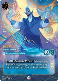 Hades - Infernal Schemer (Enchanted) - Fabled - Disney Lorcana card