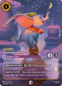 Dumbo - Ninth Wonder of the Universe (Enchanted) - Fabled - Disney Lorcana card