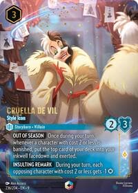 Cruella De Vil - Style Icon (Enchanted) - Fabled - Disney Lorcana card