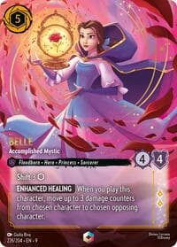 Belle - Accomplished Mystic (Enchanted) - Fabled - Disney Lorcana card