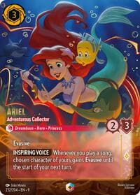 Ariel - Adventurous Collector (Enchanted) - Fabled - Disney Lorcana card