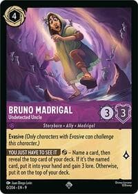 Bruno Madrigal - Undetected Uncle - Fabled - Disney Lorcana card