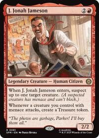J. Jonah Jameson - Marvel's Spider-Man - Magic: The Gathering card