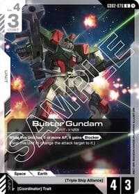 Buster Gundam - Dual Impact - Gundam Card Game card