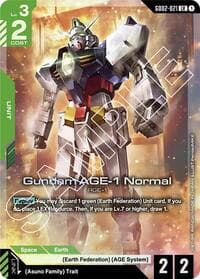 Gundam AGE-1 Normal - Dual Impact - Gundam Card Game card