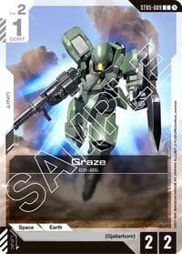 Graze - Starter Deck 05: Iron Bloom - Gundam Card Game card