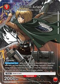 Armin Arlelt (076) (U*) - UE10BT: Attack on Titan - Union Arena card