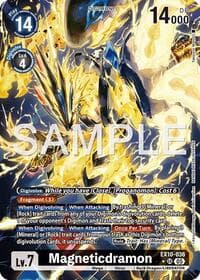 Magneticdramon (Alternate Art) - Sinister Order - Digimon Card Game card