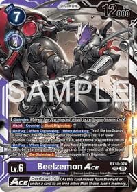 Beelzemon ACE - Sinister Order - Digimon Card Game card