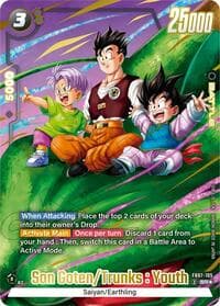 Son Goten/Trunks : Youth (Alternate Art) - Wish For Shenron - Dragon Ball Super: Fusion World card