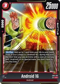 Android 16 - Wish For Shenron Release Event Cards - Dragon Ball Super: Fusion World card