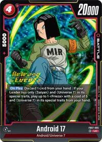 Android 17 - FB07-005 - Wish For Shenron Release Event Cards - Dragon Ball Super: Fusion World card