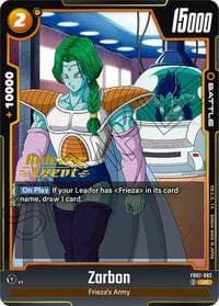 Zarbon - Wish For Shenron Release Event Cards - Dragon Ball Super: Fusion World card