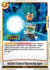 And Don't Dream of Resurrecting Again! - Wish For Shenron Release Event Cards - Dragon Ball Super: Fusion World card
