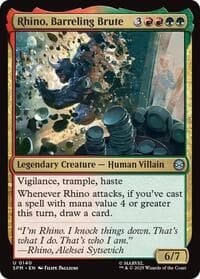 Rhino, Barreling Brute - Marvel's Spider-Man - Magic: The Gathering card