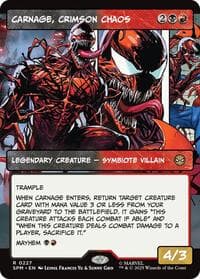 Carnage, Crimson Chaos (Borderless) - Marvel's Spider-Man - Magic: The Gathering card
