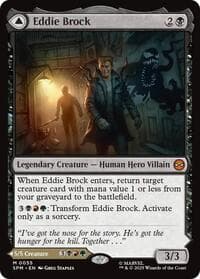 Eddie Brock - Marvel's Spider-Man - Magic: The Gathering card