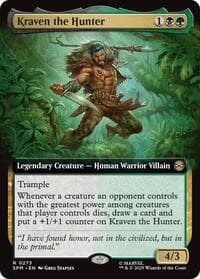 Kraven the Hunter (Extended Art) - Marvel's Spider-Man - Magic: The Gathering card