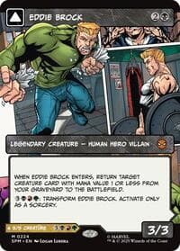 Eddie Brock (0224) (Borderless) - Marvel's Spider-Man - Magic: The Gathering card