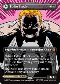 Eddie Brock (0233) (Borderless) - Marvel's Spider-Man - Magic: The Gathering card