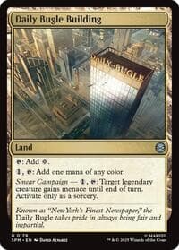 Daily Bugle Building - Marvel's Spider-Man - Magic: The Gathering card