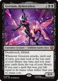 Gwenom, Remorseless - Marvel's Spider-Man - Magic: The Gathering card