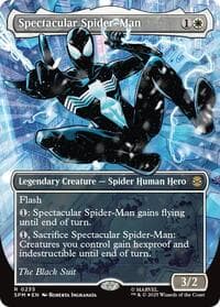 Spectacular Spider-Man (0235) (Borderless) (Textured Foil) - Marvel's Spider-Man - Magic: The Gathering card