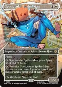 Spectacular Spider-Man (0236) (Borderless) (Textured Foil) - Marvel's Spider-Man - Magic: The Gathering card