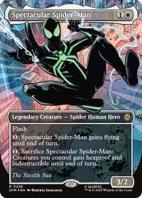 Spectacular Spider-Man (0238) (Borderless) (Textured Foil) - Marvel's Spider-Man - Magic: The Gathering card