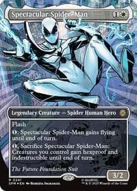 Spectacular Spider-Man (0241) (Borderless) (Textured Foil) - Marvel's Spider-Man - Magic: The Gathering card