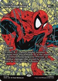 Arachnogenesis (Borderless) - Marvel Universe Eternal-Legal - Magic: The Gathering card