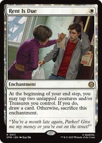 Rent Is Due - Marvel's Spider-Man - Magic: The Gathering card