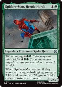 Spiders-Man, Heroic Horde - Marvel's Spider-Man - Magic: The Gathering card
