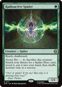 Radioactive Spider - Marvel's Spider-Man - Magic: The Gathering card