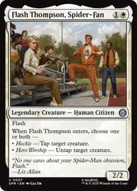 Flash Thompson, Spider-Fan - Marvel's Spider-Man - Magic: The Gathering card