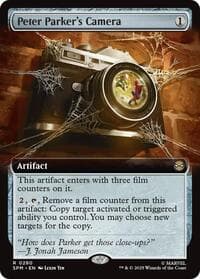 Peter Parker's Camera (Extended Art) - Marvel's Spider-Man - Magic: The Gathering card