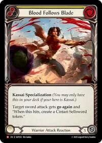 Blood Follows Blade - Super Slam - Flesh and Blood TCG card