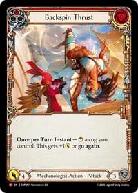 Backspin Thrust - Super Slam - Flesh and Blood TCG card
