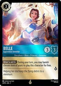 Belle - Apprentice Inventor - Disney Lorcana Promo Cards - Disney Lorcana card