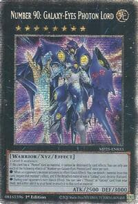 Number 90: Galaxy-Eyes Photon Lord - 2025 Mega-Pack - YuGiOh card
