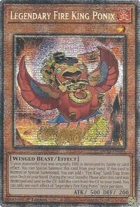 Legendary Fire King Ponix - 2025 Mega-Pack - YuGiOh card