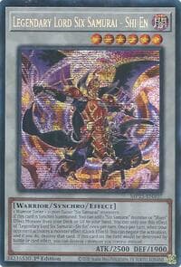 Legendary Lord Six Samurai - Shi En - 2025 Mega-Pack - YuGiOh card