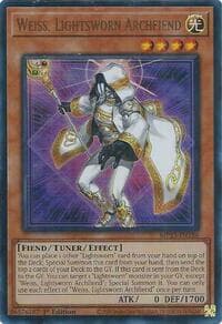 Weiss, Lightsworn Archfiend - 2025 Mega-Pack - YuGiOh card